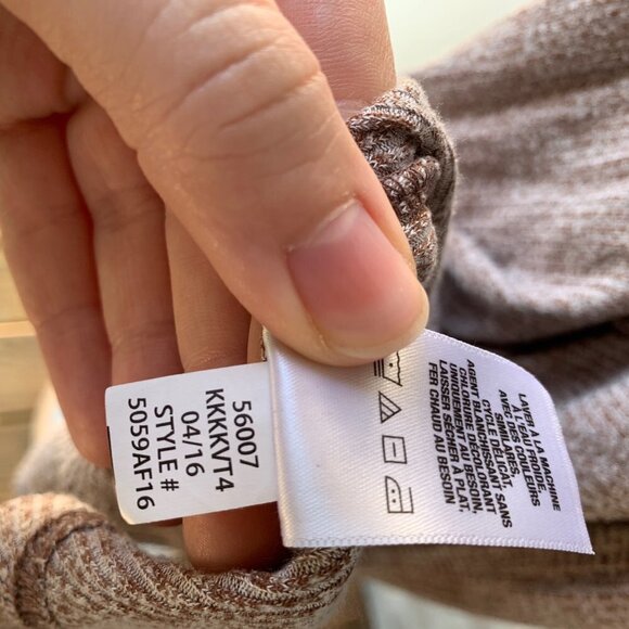 AEROPOSTALE CAPE JUBY Cardigan Sweater Open Front Pocket Knit M Medium Women - Picture 6 of 6